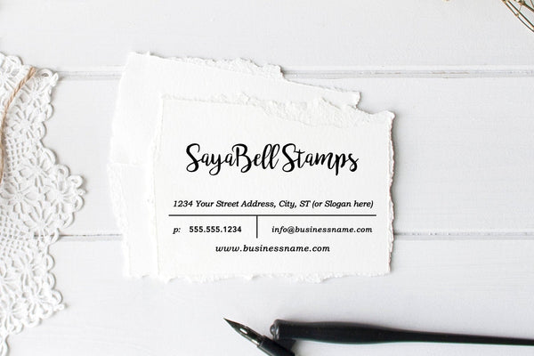 Support Small Business Thank You Stamp, Business Card Stamp - Custom  Business Card or  Shop Stamp, by Sayabell Stamps. 2x1.5 - B10