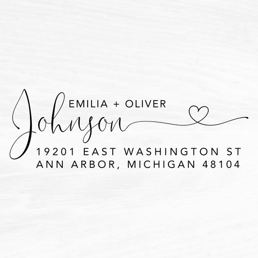 Love Return Address Stamp - A70