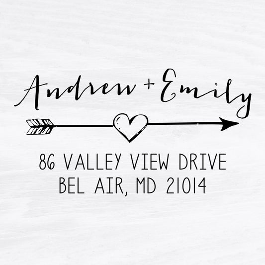 Arrow Return Address Stamp - A2