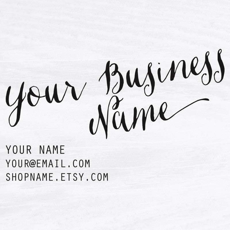 Personalized Business Card Stamp, Business Card Rubber Stamp, Jewelry  Business Card Stamp
