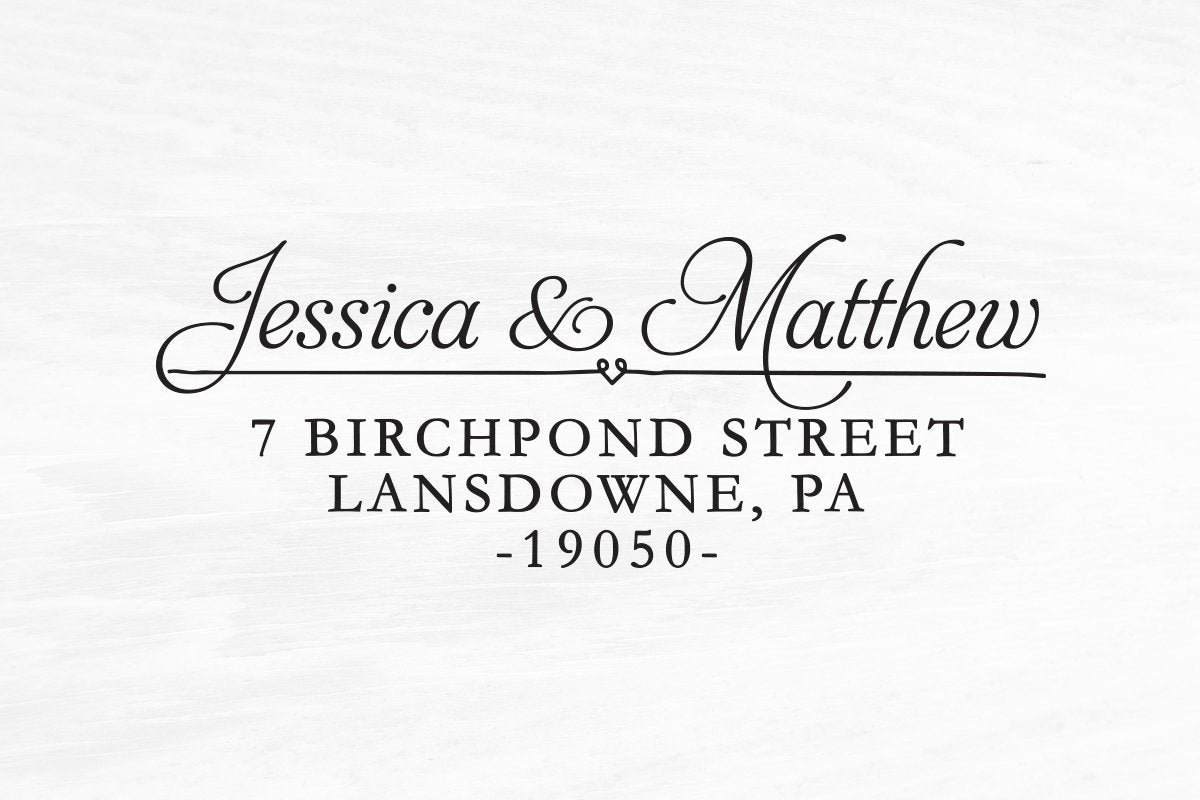 Return Address Stamp, Self Inking Address Stamp, Housewarming Gift, DIYer Gift, Wedding Gift. Custom Address Stamp 2.5" x 1" - A21