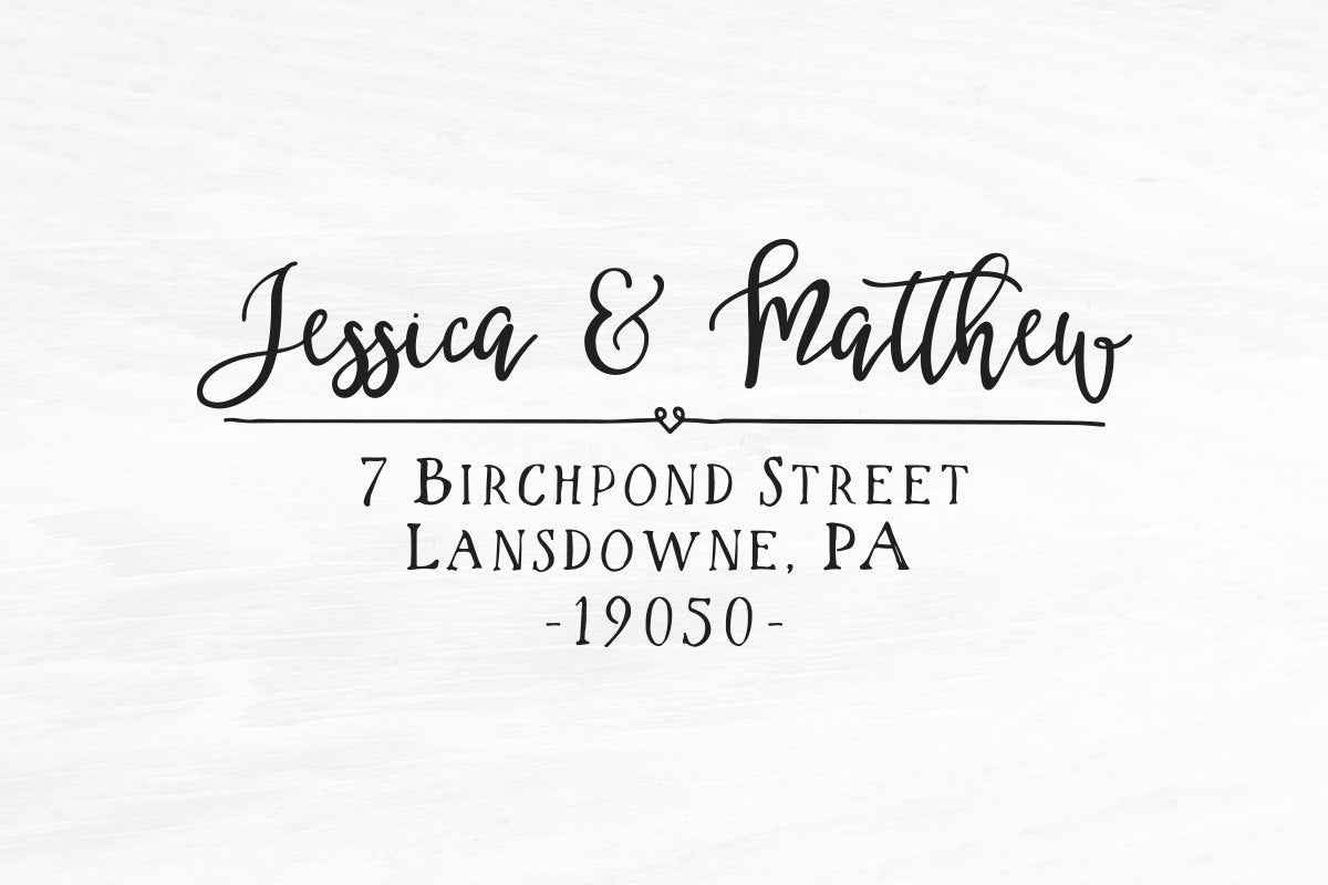 Return Address Stamp, Self Inking Address Stamp, Housewarming Gift, DIYer Gift, Wedding Gift. Custom Address Stamp 2.5" x 1" - A19