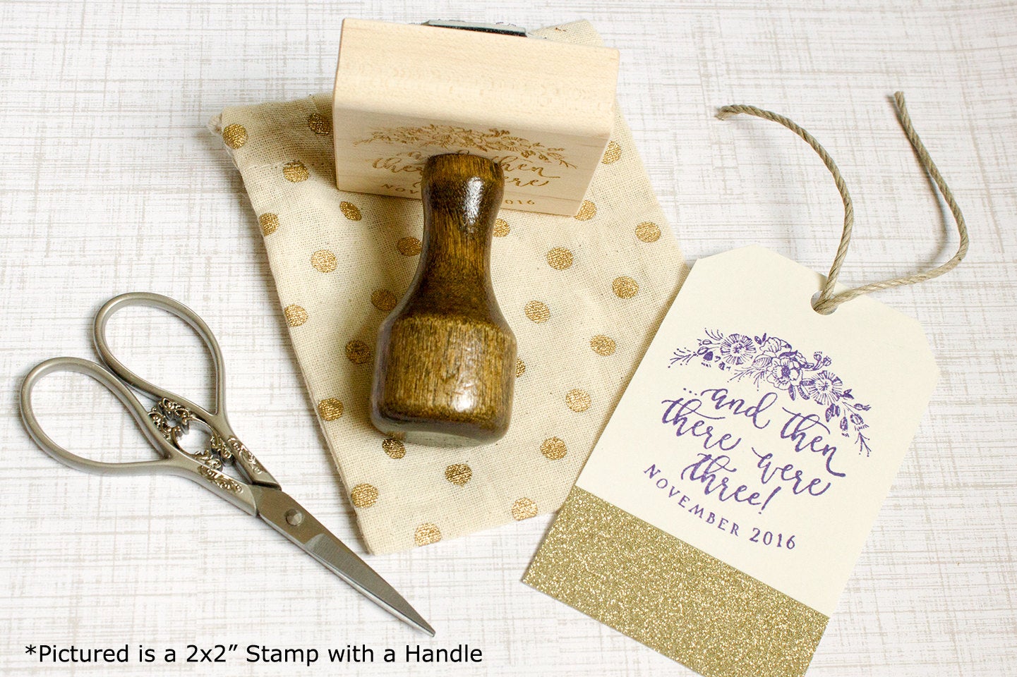 Wedding Rubber Stamp for Wedding Favors, Napkins, Cards. Custom Rubber Stamp, DIY Wedding Stamp, Postmark. Custom Stamp 2 to 4 Inch - W38