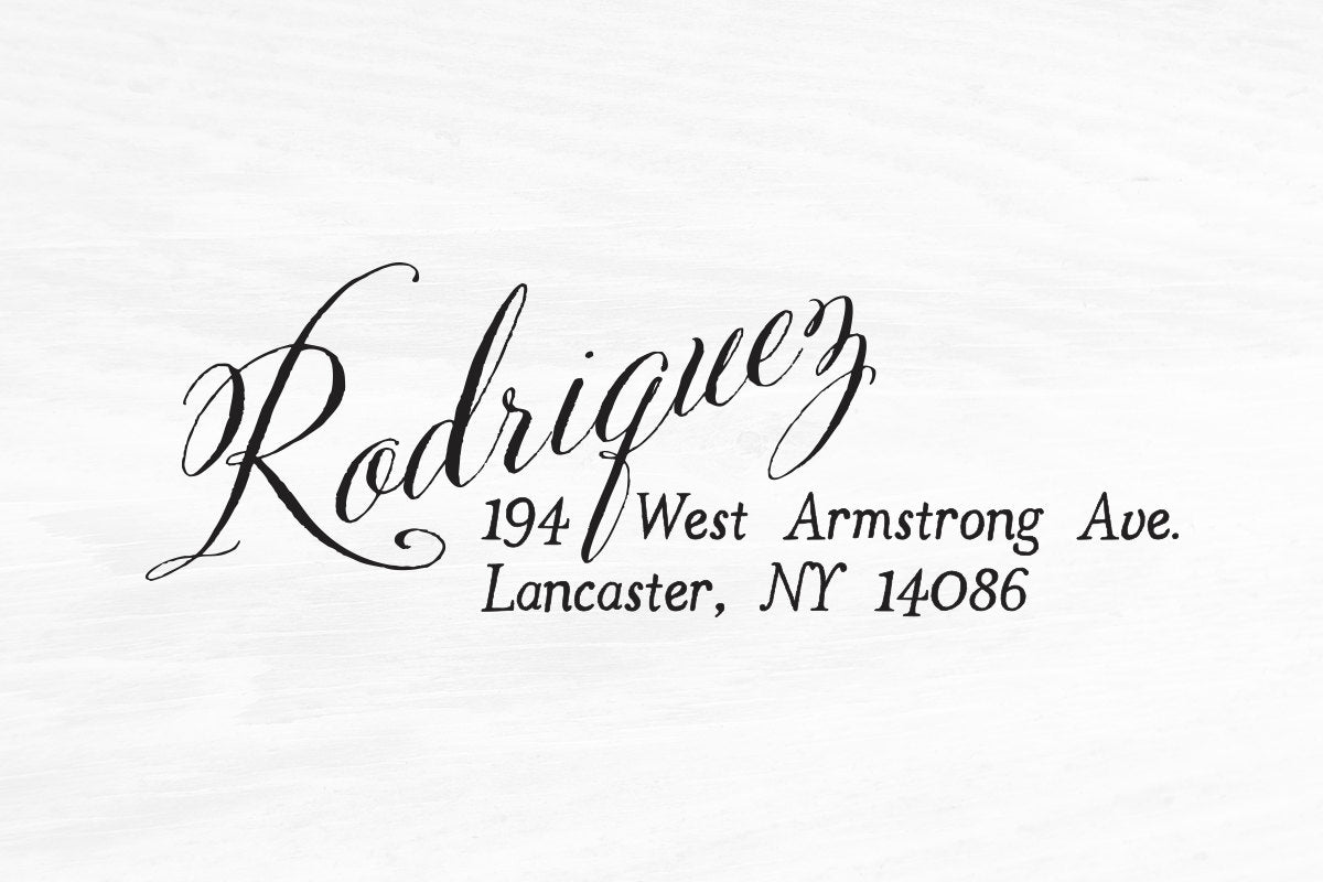 Return Address Stamp, Self Inking Address Stamp, Housewarming Gift, DIYer Gift, Wedding Gift. Custom Address Stamp 2.5" x 1" - A33