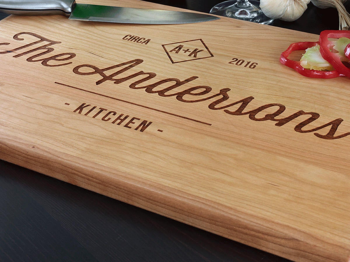 Personalized Cutting Board - Engraved Cutting Board, Custom