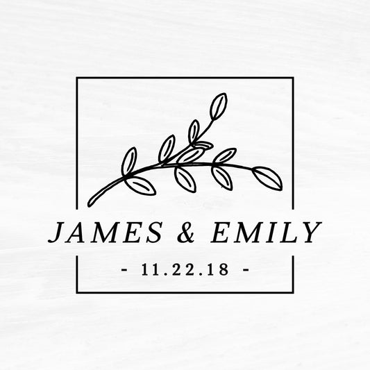 Leaf Wedding Stamp - W31